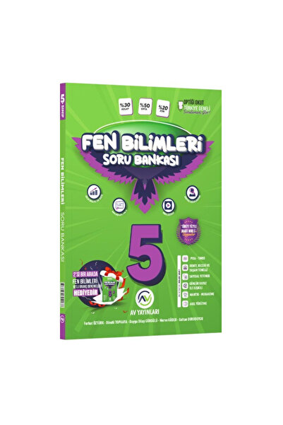 AV YAYINLARI Av Yayınları 5. Sınıf Fen Bilimleri Soru Bankası