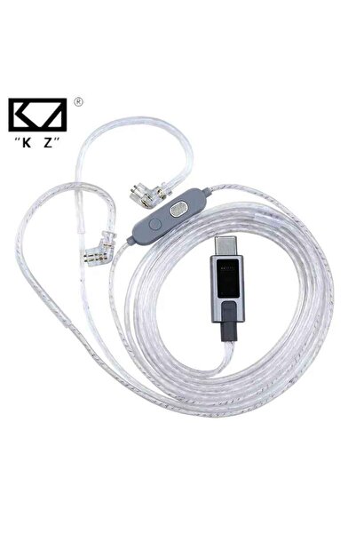 sipariş vakti Type-c M2 Gümüş Dac Kulaklık Kablosu 3 Ekolayzer mod Çift Mikro...