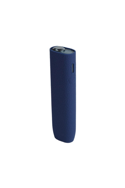 YuumiCo Iluma One Deri Desenli Silikon Kılıf - Iluma One Silikon Desenli Lacivert Kılıf