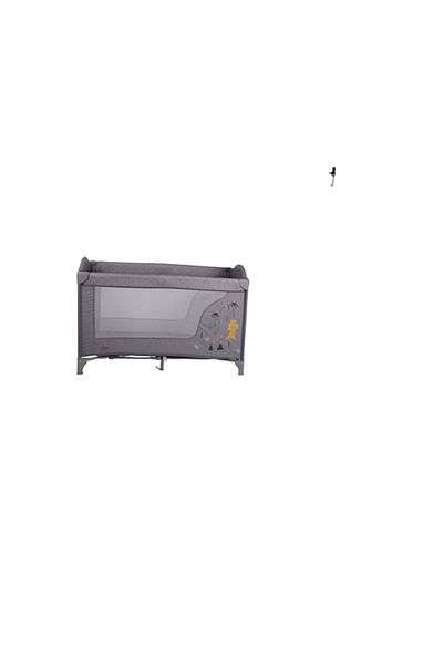KIKIBEBE Portable Foldable Baby Crib & Playpen–Convertible, Multi-Functional, Movable Design – Grey
