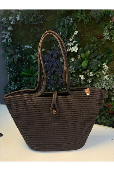 MaVaux Havana Beaded Nature-Respectful Straw Jute Bag Beach - Συνεισφέρετε στο στυλ σας και στον κόσμο!