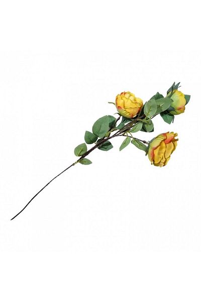 OEM Flori artificiale, bujori, 70 cm, galben