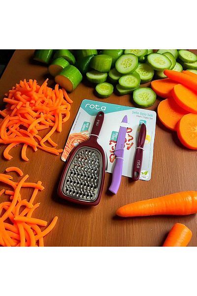 Gead Chefmaster 3-Piece Grater & Knife & Peeler Set