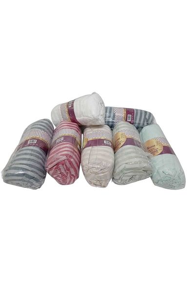 YANPA TİCARET Yanpa Trade Cotton Satin Single 100/100 Cotton 100/200 Fitted Sheet,50/70 Pillow Set