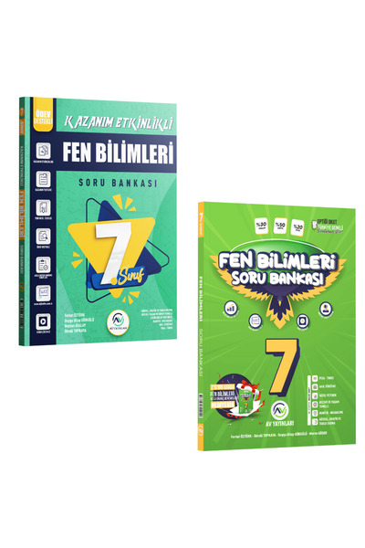 AV YAYINLARI Av Yayınları 7. Sınıf Fen Bilimleri Kazanım Etkinlikli ve Soru B...