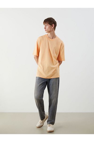 LC Waikiki Νέα σεζόν Crew Neck Duz Ανδρικό Tisort - S5FF13Z8