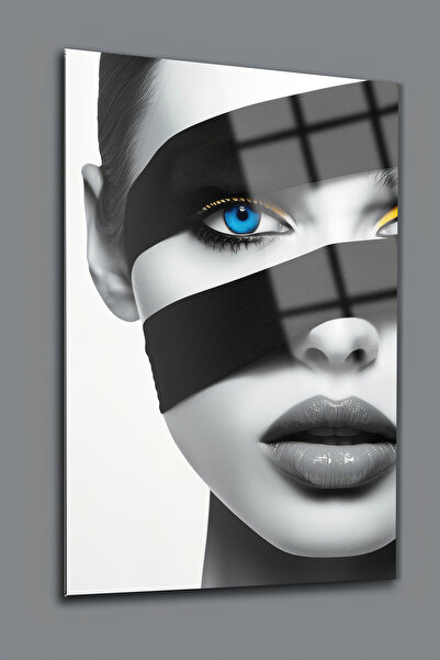 glassartdesign Masa de sticlă modernă pentru femei cu machiaj