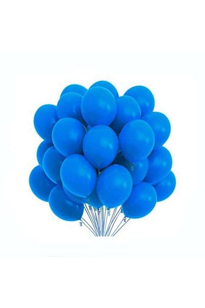 Kindi Kids Set 100 latex balloons, Kindi, 25 cm, dark blue