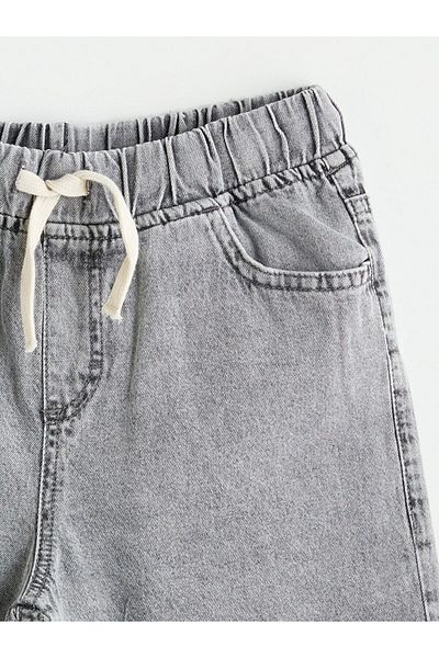 LC Waikiki New Season Elastic Waist Boy's Jean Shorts - S5Be93Z4