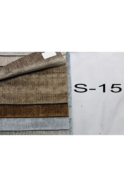 MebelPort Curtain Chenille Backdrop Curtain Double Wing with Fringe Edge (Right - Left Wing)