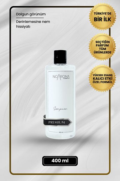 Noaroma Interlude Men's Perfume Fragrance Shampoo 400 ml Anti-Dark