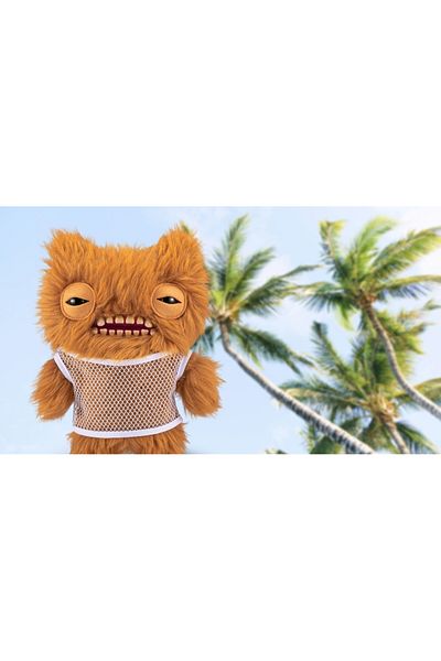 Fuggler - Plush toy, 23 cm - Oddities on vacation, Munch Munch - ginger