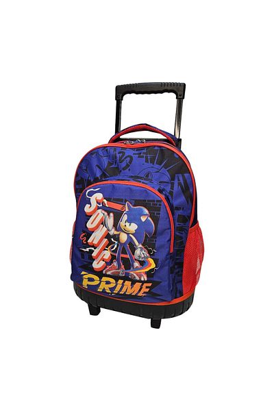 Sonic Multicolored trolley with adjustable and reinforced straps, Grande, two compartments, 44x33x23 cm, Sonic