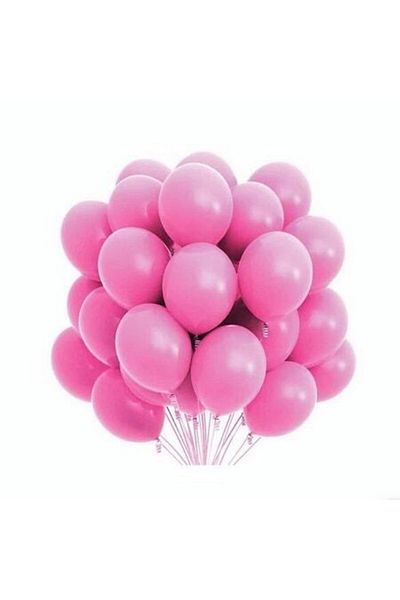 Kindi Kids Set 100 latex balloons, Kindi, 25 cm, pink