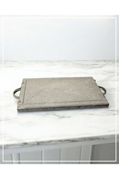 Artabel Doğal Gümüşhane Düz Mangal Taşı Çerçeveli