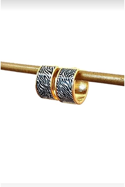 shop أقراط منقوشة على شكل حمار وحشي
