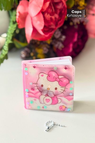 caps anlarınızı paylaştığınız ortağınız 1 Piece Kuromi, My Melody, Cinnamoroll Medium Size Water Transparent Cover Keychain Gift Notepad