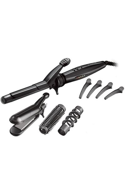 Remington S8670 Hair Styler, 5 Accessories, Ceramic Coating, Black