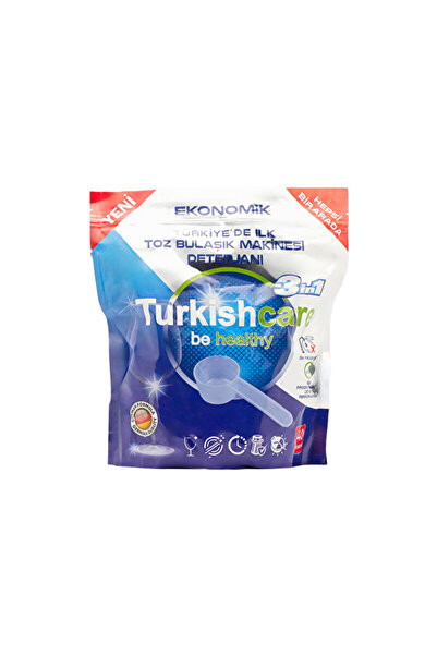 ASPARTAM 2 قطعة من مسحوق تنظيف الأطباق تركي كير 3 في 1 عبوة 40