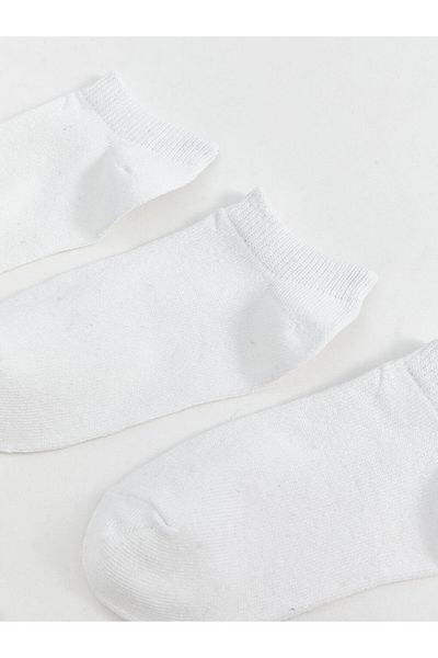LC Waikiki White Basic Boy's Booties Socks 5-Piece