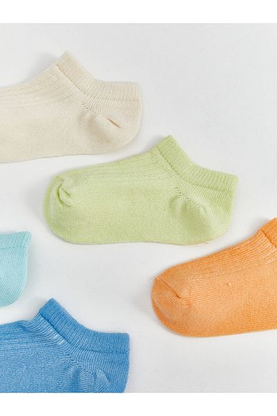 LC Waikiki New Season Basic Baby Boy Booties Socks 5-Piece - S5Bp48Z1