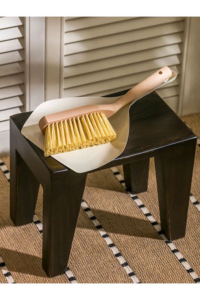 LC Waikiki Lcw Home Beige Floor Sweeping Brush and Dustpan