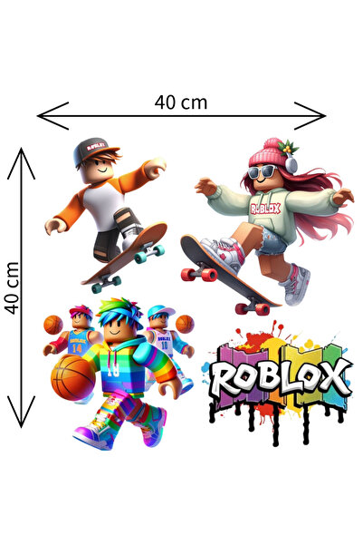 Ingift Σετ 4 εικόνων μεταφοράς υφασμάτων Roblox με σιδερώστρα, εφαρμογή σιδερ...