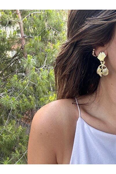 YENGEÇ Dangle Seashell Earrings