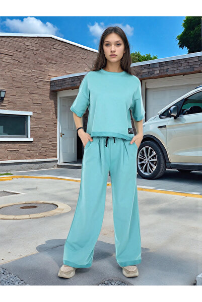 Joui Co Σετ φόρμας για κορίτσια με μαλακή υφή Oversize - 100% βαμβάκι