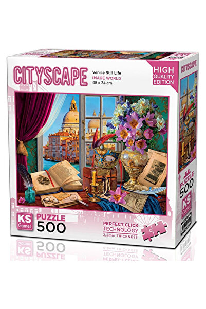 MATMEL 4 Pcs Ks Puzzle Venice Still Life 500 Pieces