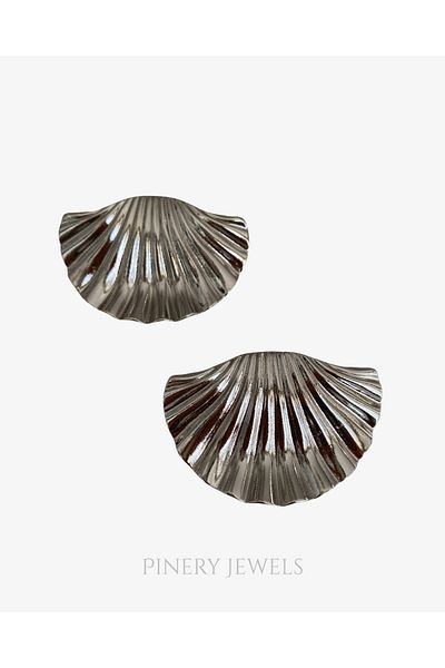 Pinery Jewels Seashell 5 cm Women's Earrings Pair