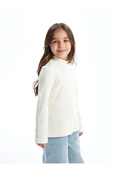 LC Waikiki Lcw Kids Half Turtleneck Girl's T-Shirt