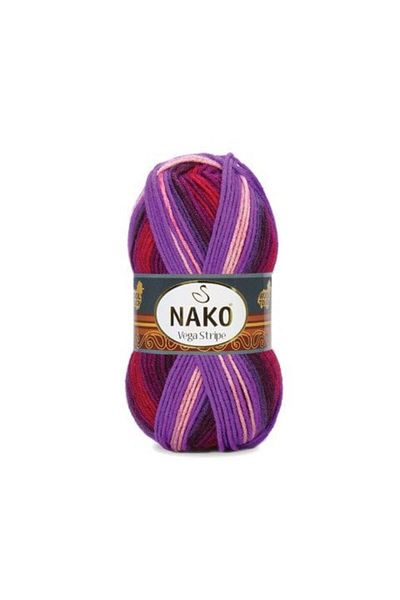NAKO Vega Stripe Πλεκτό Σχοινί 82412