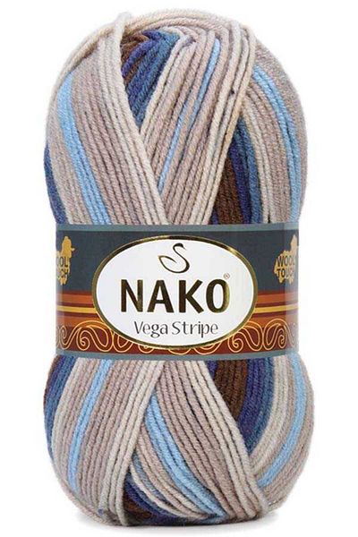 NAKO Vega Stripe Πλεκτό Σχοινί 82422