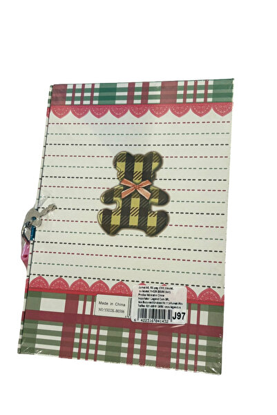 OEM Jurnal Teddy Bear cu Lacatel, Perfect pentru Copii, Format A6, 100 de pagini