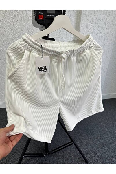 tetramoda Комплект от 2 мъжки риза и шорти от кадифе, стандартна кройка и османски