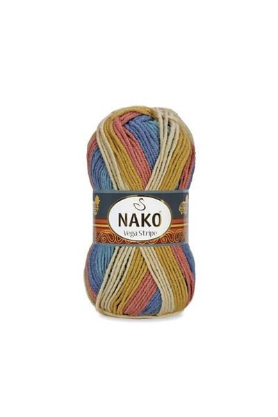 NAKO Πλεκτό νήμα Vega Stripe 83602