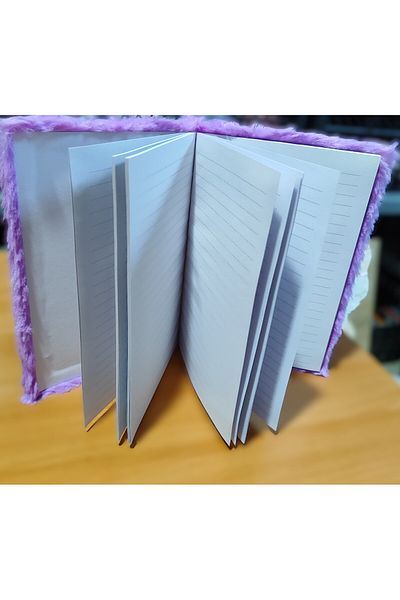 ada çanta kırtasiye A5 Size Kuromi Figure Plush Striped Multi-Purpose Notebook Ad59350