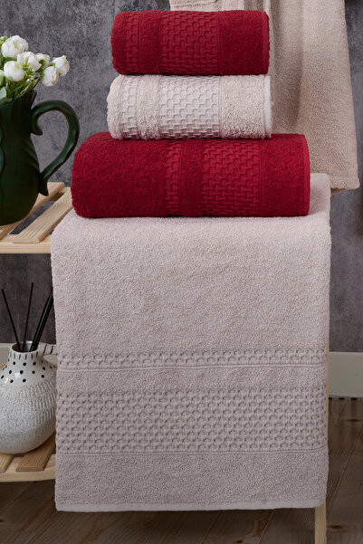 Miss Paris Home Honeycomb 10 Piece Family Set Women & Men Robe Set | Soft, Absorbent | Modern Design