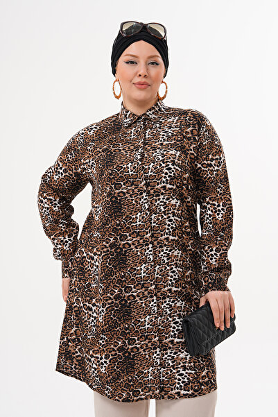 Polologin Butik Саванна туніка з леопардовим принтом