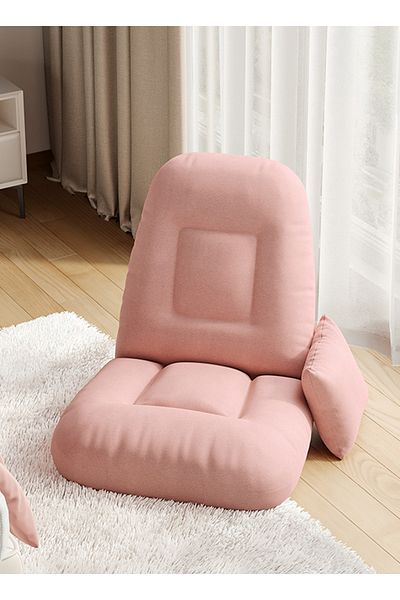 sharpdo Lazy Sofa Bedroom Back Cushion, 5-Speed Adjustment, with a Pillow, Suitable for Bedroom/Balcony