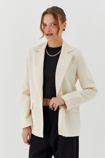 Shopping Shop Linen Blazer Jacket Natural