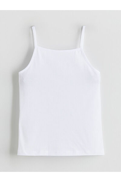 LC Waikiki Pink Square Collar Girl's Undershirt 2-Piece