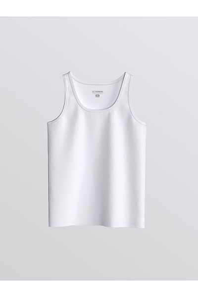 LC Waikiki White Crew Neck Boys Undershirt 3-Piece