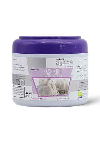 Fashkul فاشكول كريم حمام زيت الشعر 500مل من خلاصة الثوم