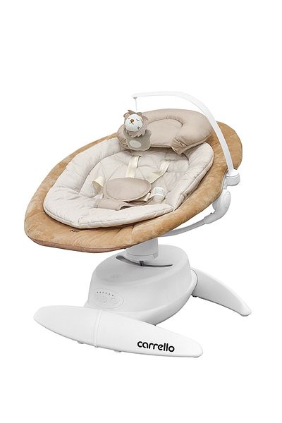 Carrello Balansoar electric Mio Linen Bej, 360, Max. 9 Kg, Sunete, 12 melodii, Înclinare, 5 viteze