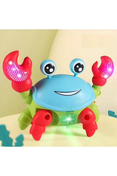 rexa لعبة السلطعون الزاحف للأطفال مع موسيقى وإضاءة