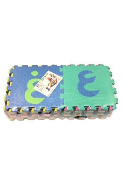 rexa سجادة ألغاز الحروف العربية | سجادة لعب تعليمية ناعمة من الفوم للأطفال