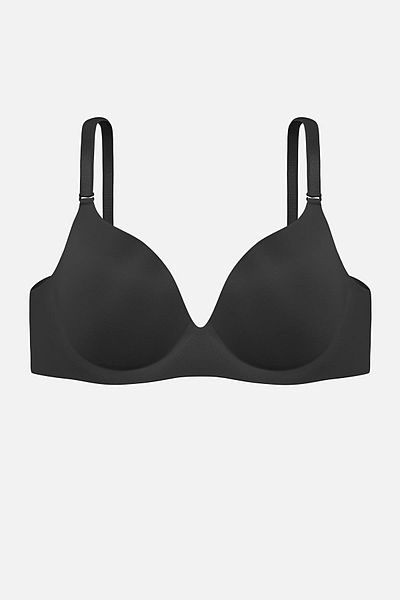Wonna Σουτιέν χωρίς ραφή Push Up Laser Cut - 2820 - Μαύρο