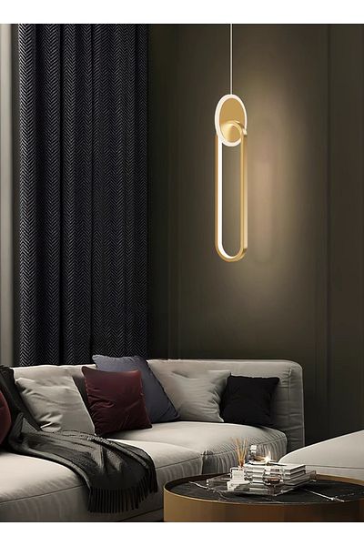 sharpdo Modern Home Bedroom LED Three-Color Bedside Chandelier 22W